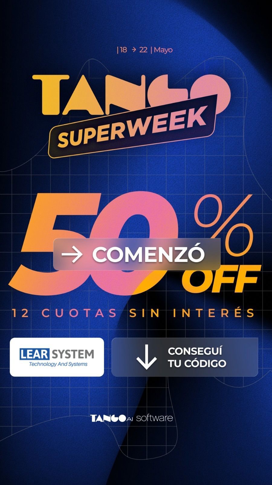 Tango SuperWeek flyer